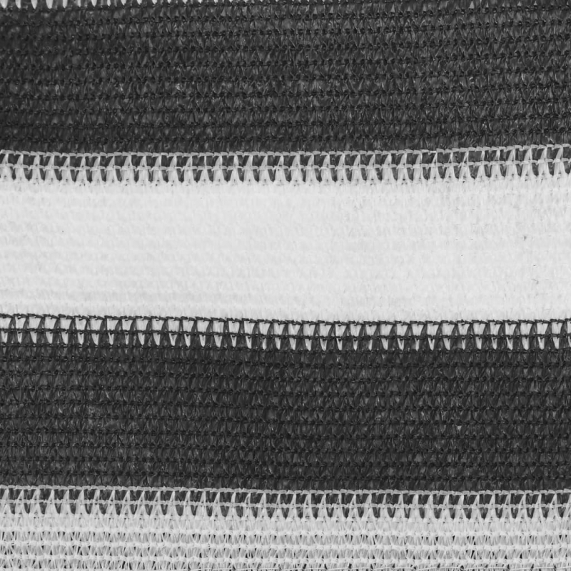 Zeltteppich 300x400 cm Anthrazit und Weiß