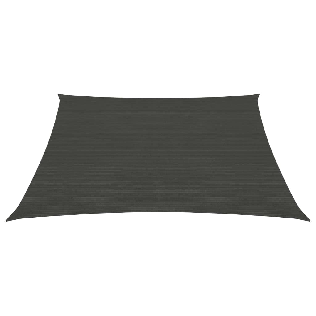 Sonnensegel 160 g/m² Anthrazit 3x3 m HDPE