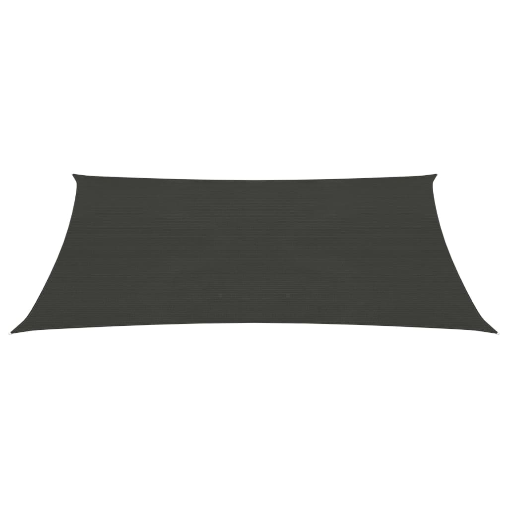 Sonnensegel 160 g/m² Anthrazit 2,5x3,5 m HDPE