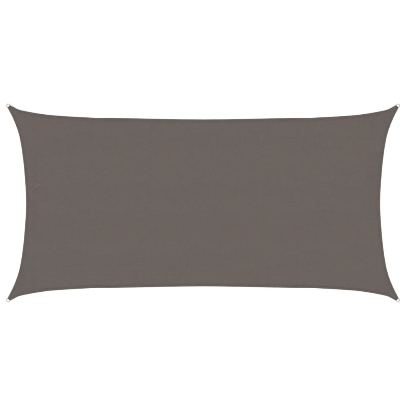 Sonnensegel 160 g/m² Anthrazit 4x7 m HDPE
