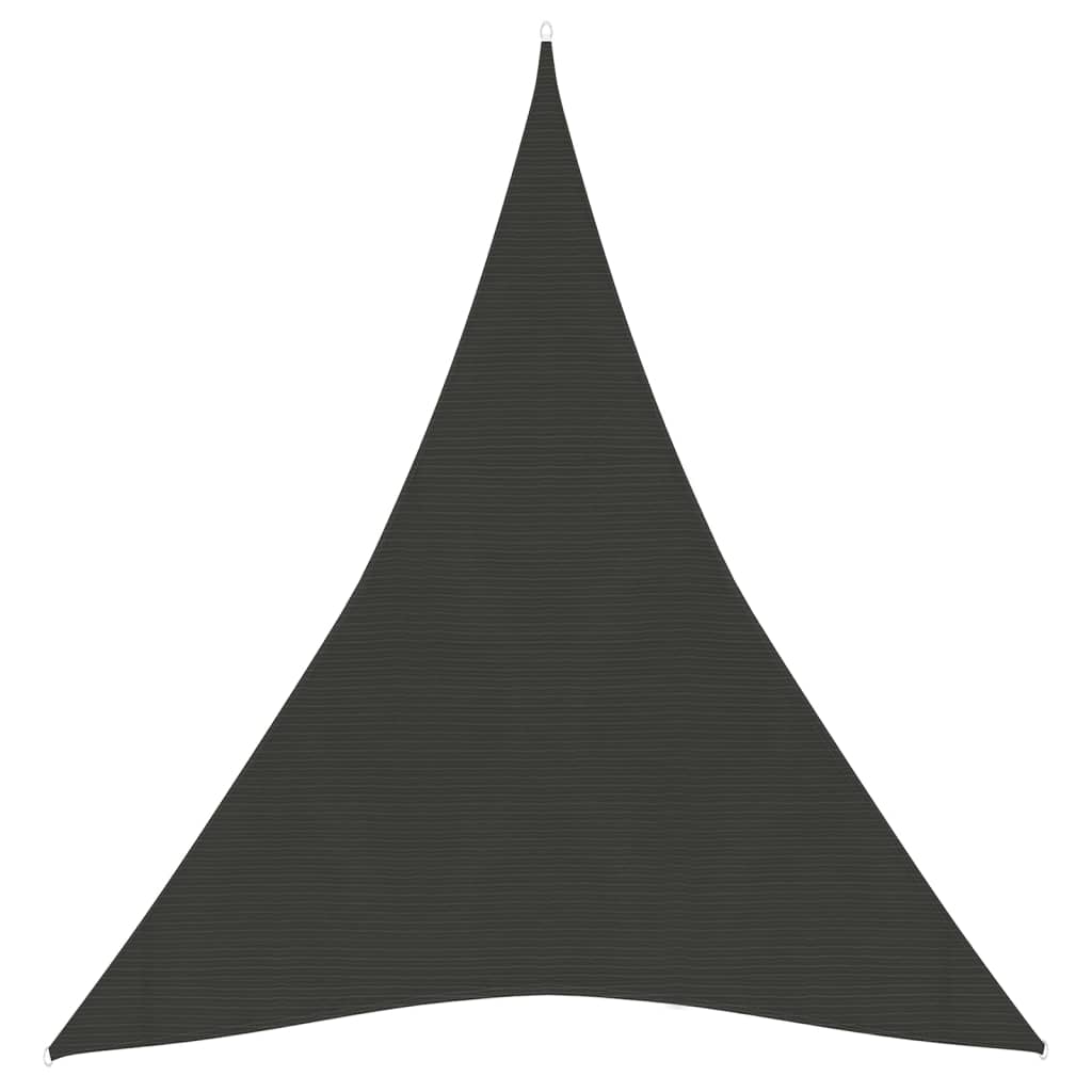 Sonnensegel 160 g/m² Anthrazit 5x6x6 m HDPE