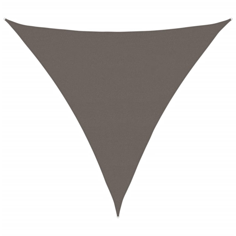 Sonnensegel 160 g/m² Anthrazit 6x6x6 m HDPE