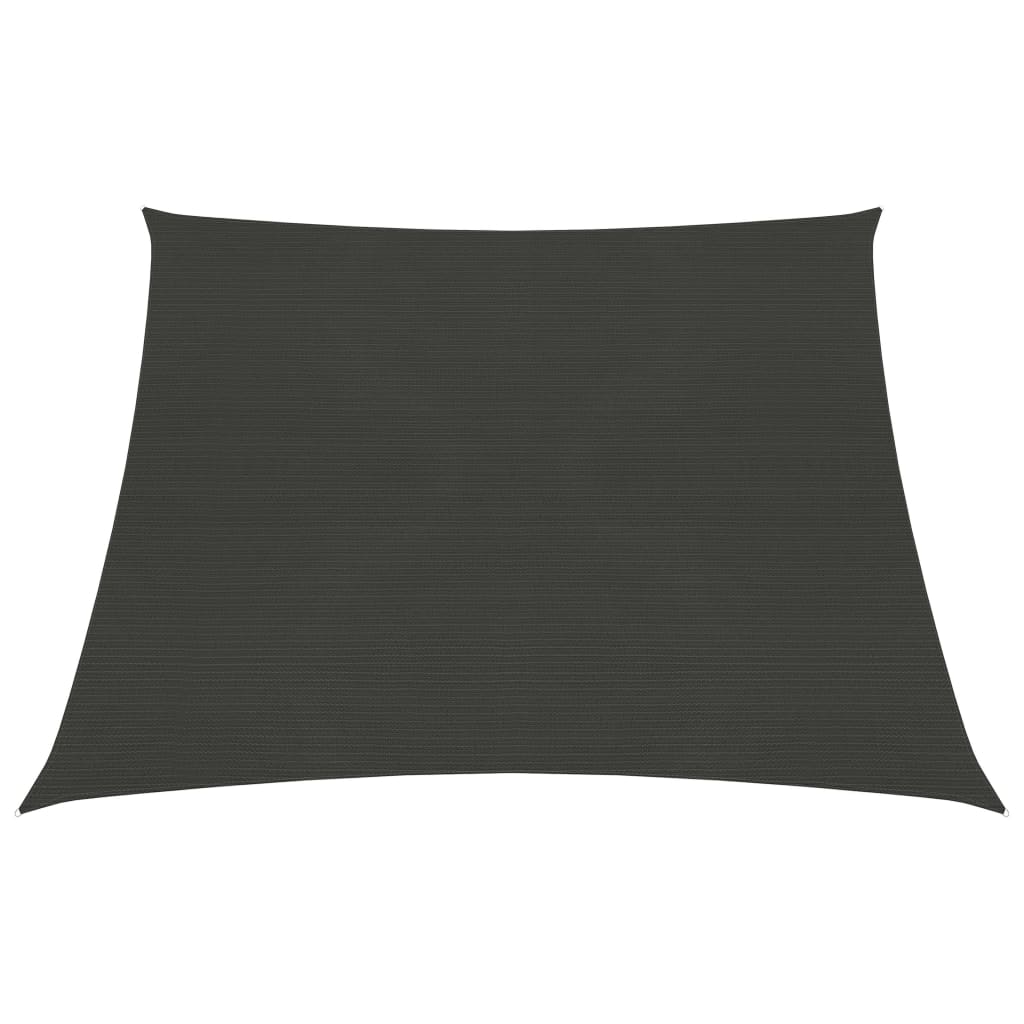 Sonnensegel 160 g/m² Anthrazit 3/4x2 m HDPE