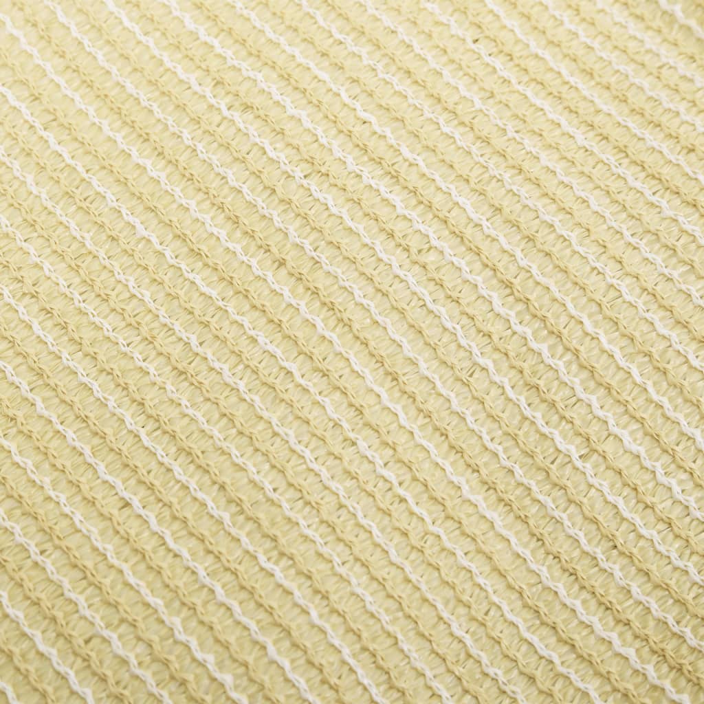 Sonnensegel 160 g/m² Beige 4x4x5,8 m HDPE