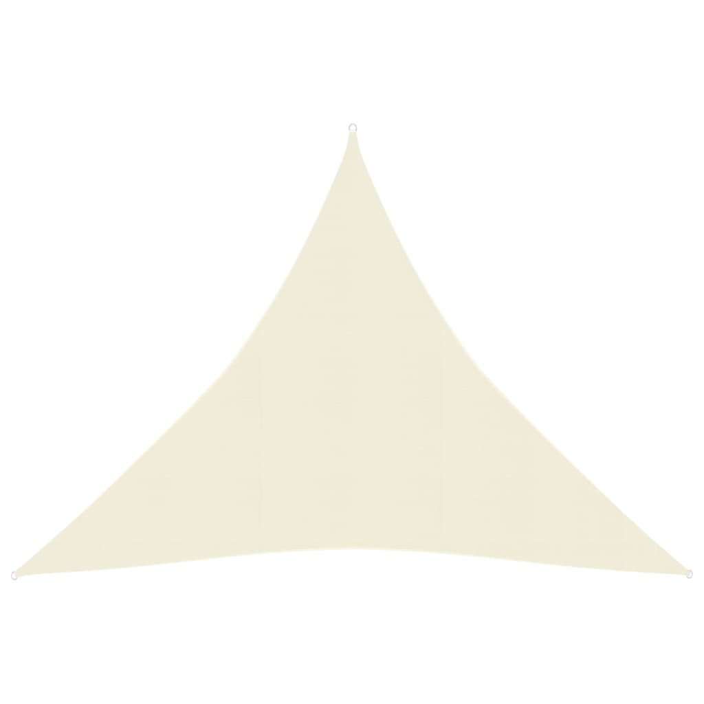Sonnensegel 160 g/m² Creme 4x4x4 m HDPE