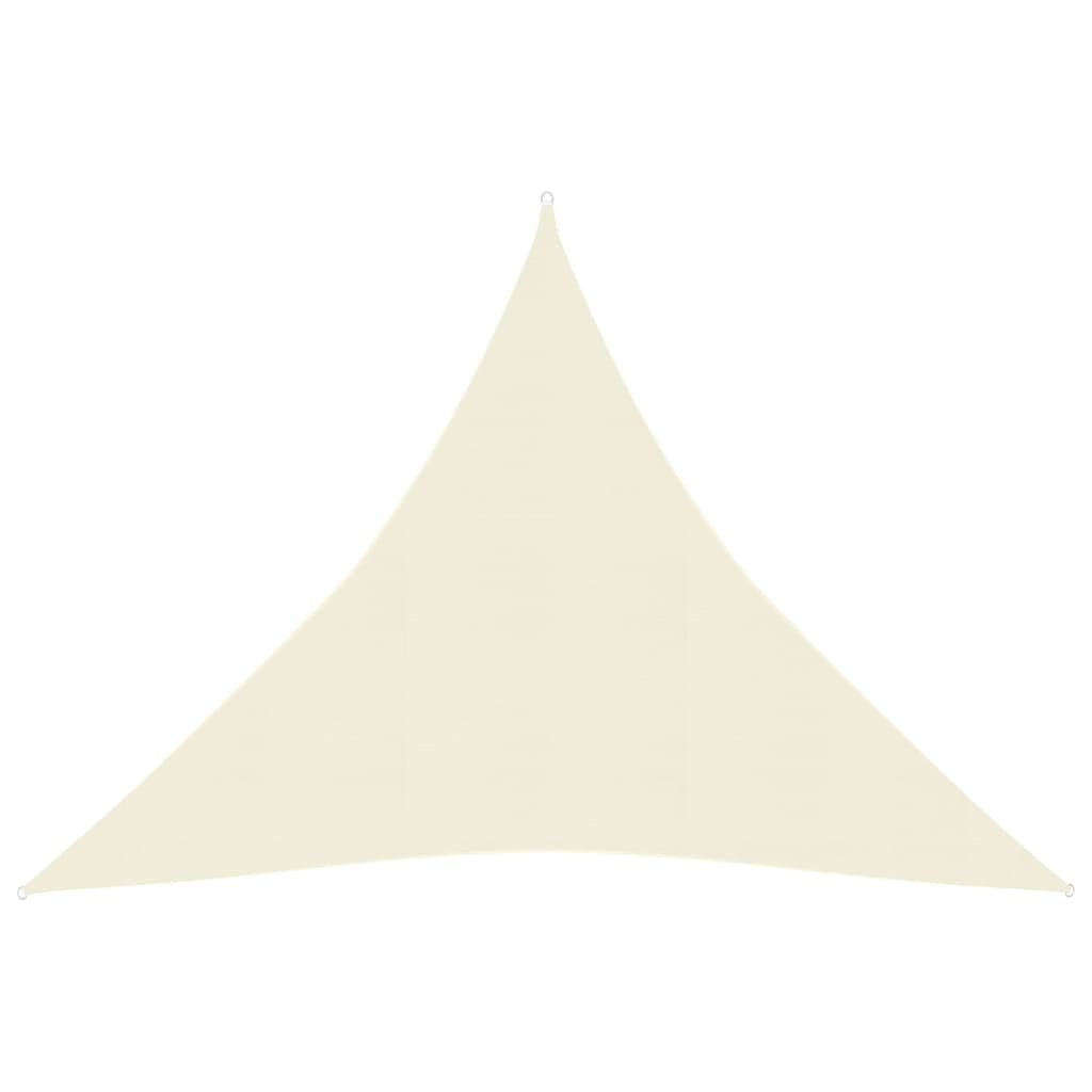 Sonnensegel 160 g/m² Creme 4,5x4,5x4,5 m HDPE