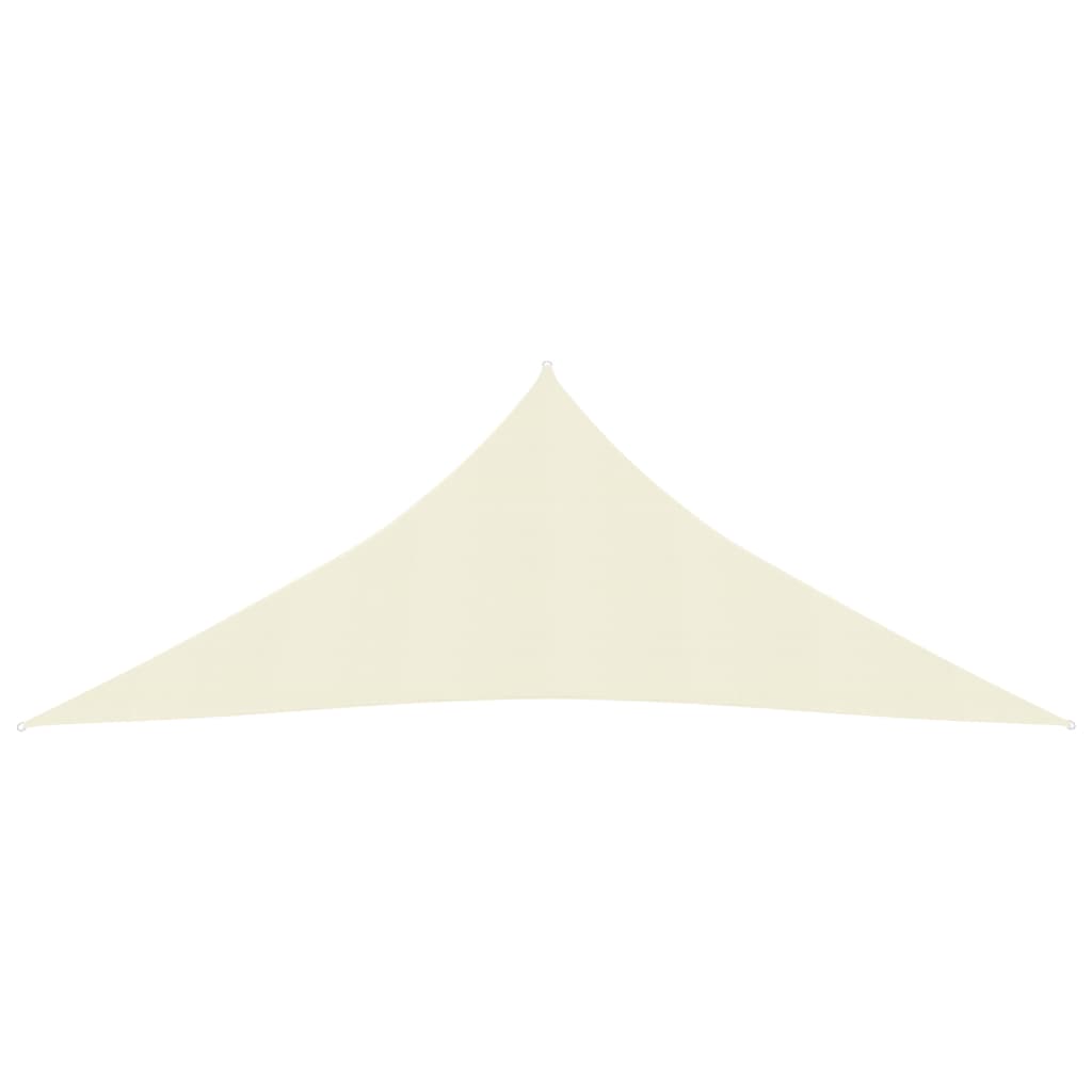Sonnensegel 160 g/m² Creme 4,5x4,5x4,5 m HDPE