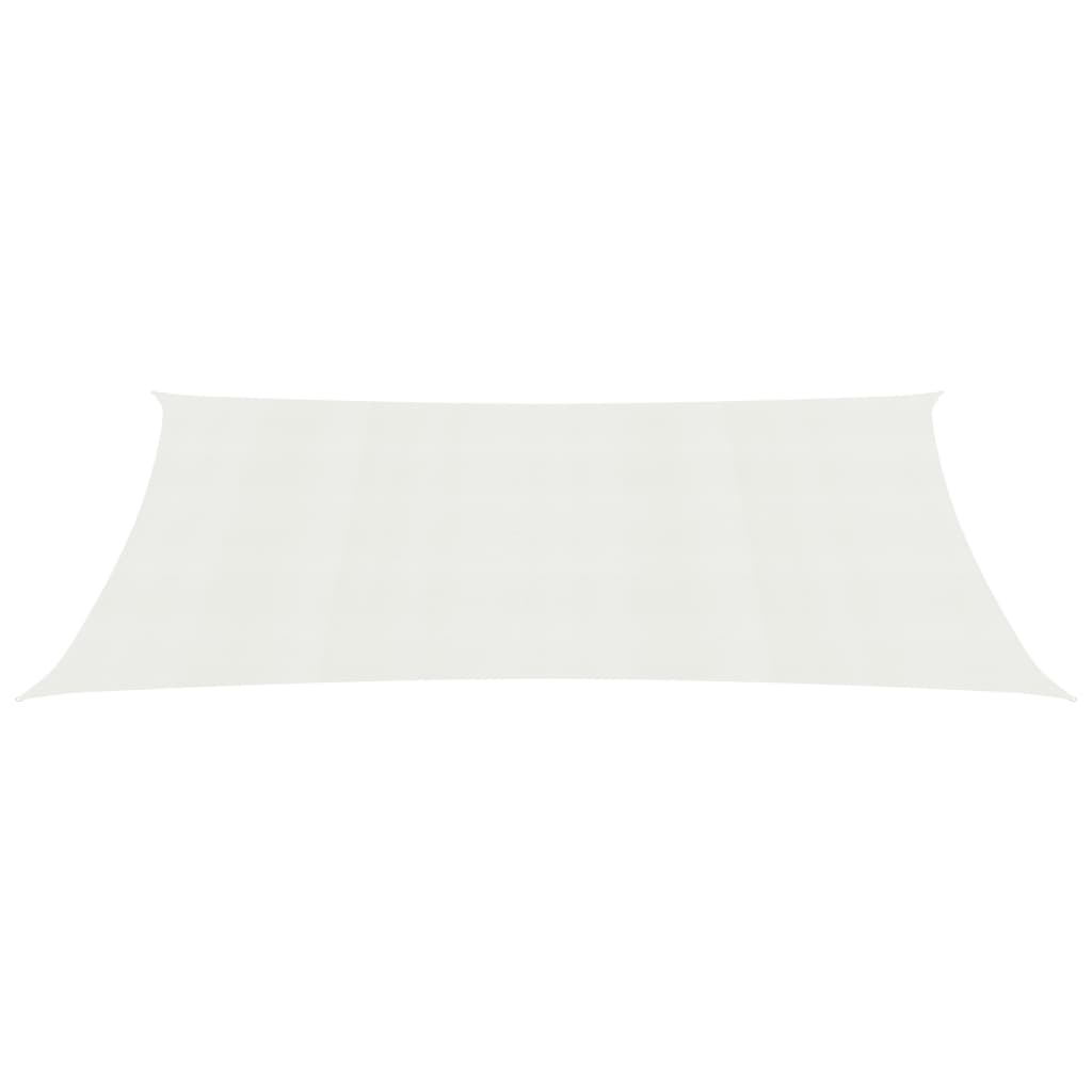 Sonnensegel 160 g/m² Weiß 3x4,5 m HDPE