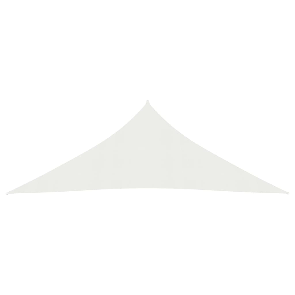 Sonnensegel 160 g/m² Weiß 4x4x4 m HDPE