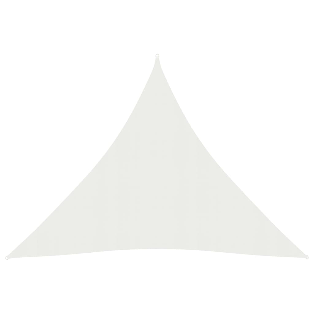 Sonnensegel 160 g/m² Weiß 4,5x4,5x4,5 m HDPE