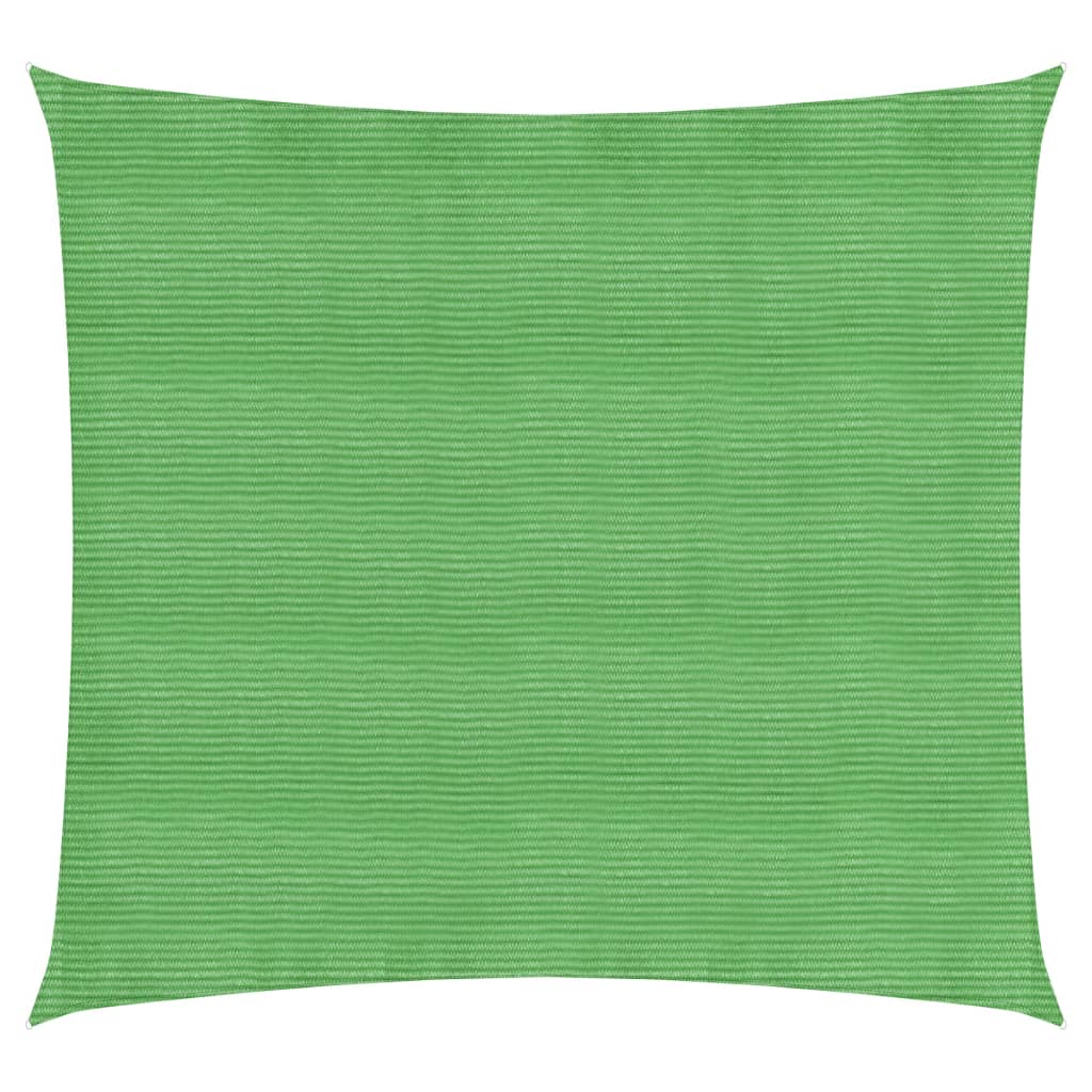 Sonnensegel 160 g/m² Hellgrün 3,6x3,6 m HDPE