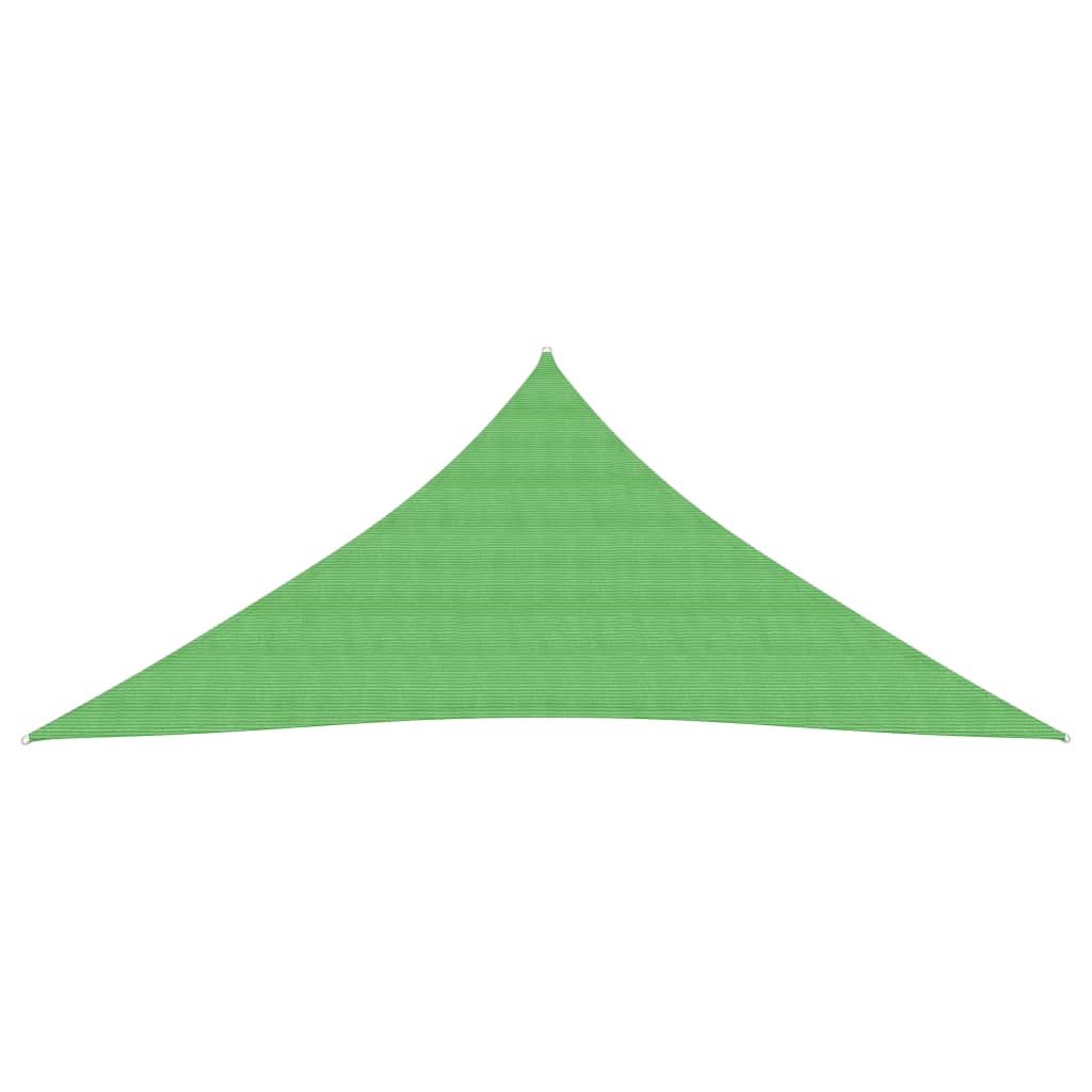 Sonnensegel 160 g/m² Hellgrün 4x4x4 m HDPE