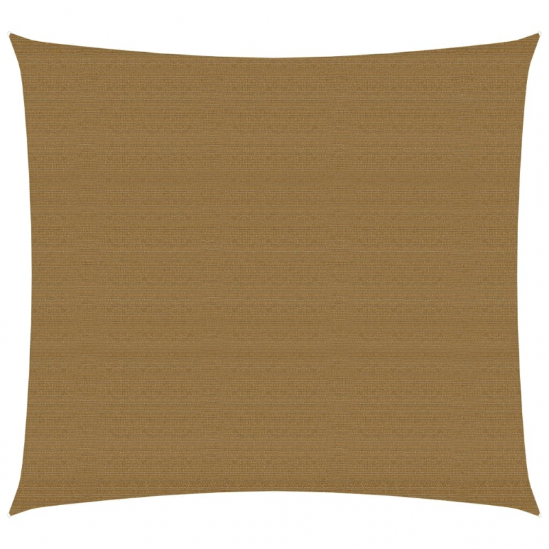 Sonnensegel 160 g/m² Taupe 4x4 m HDPE