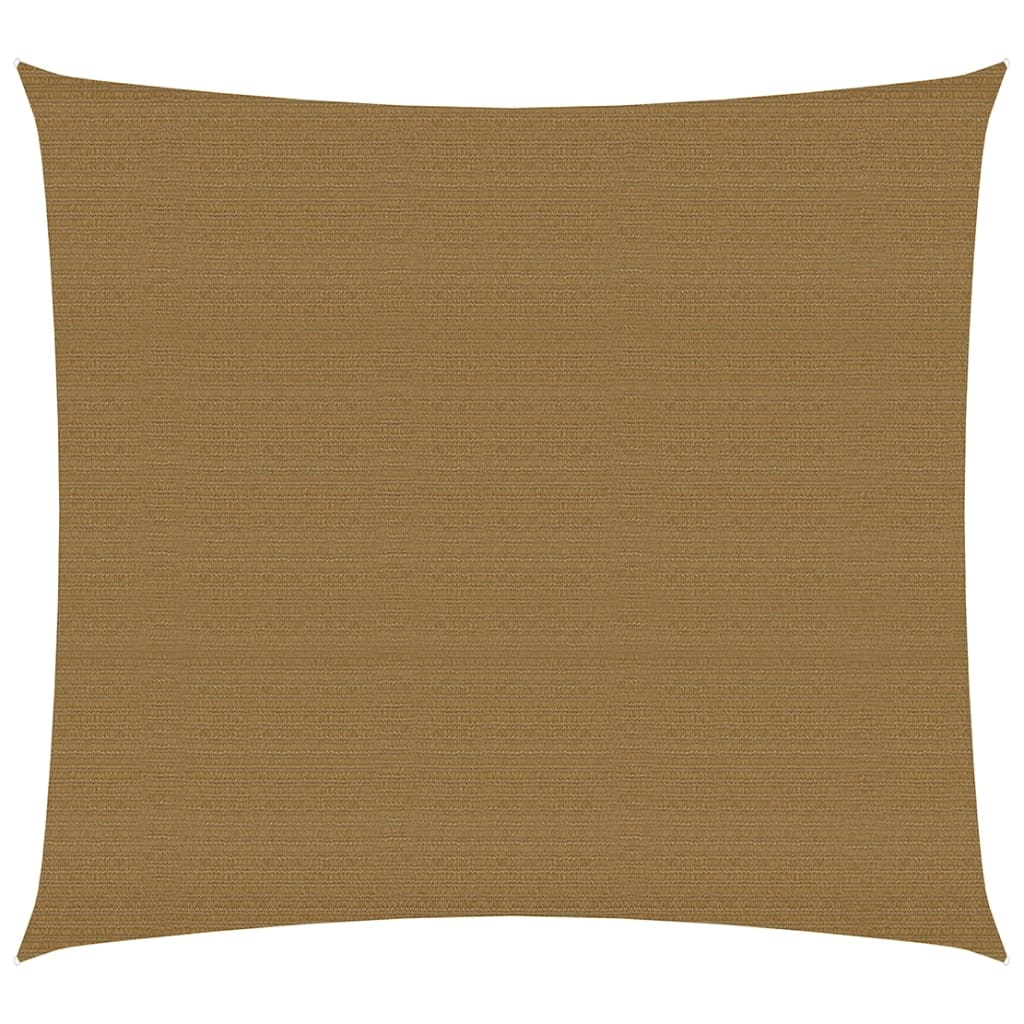 Sonnensegel 160 g/m² Taupe 5x5 m HDPE