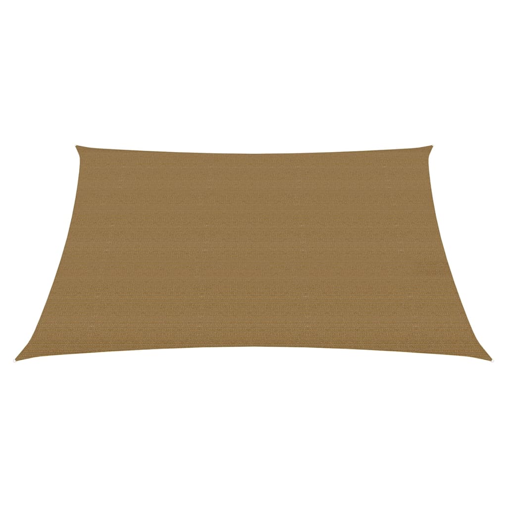Sonnensegel 160 g/m² Taupe 5x5 m HDPE