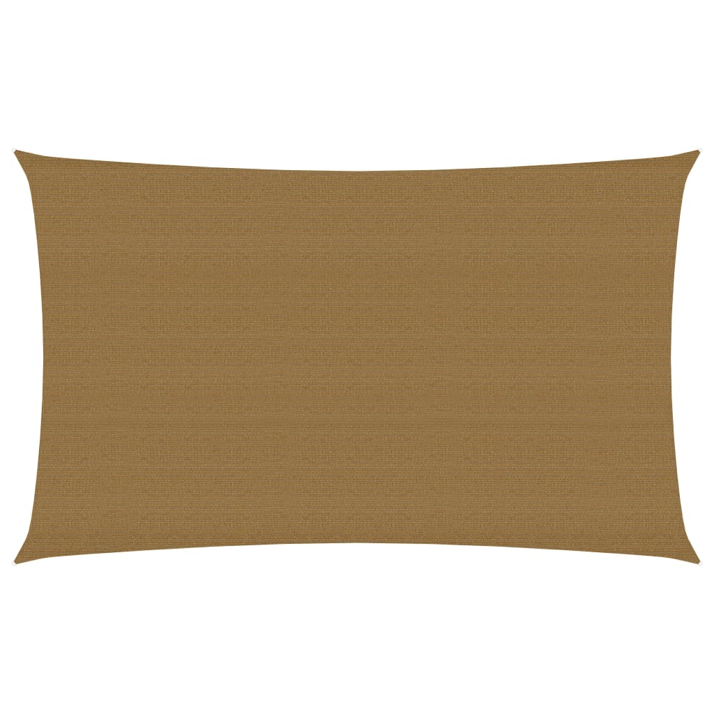 Sonnensegel 160 g/m² Taupe 2x4,5 m HDPE