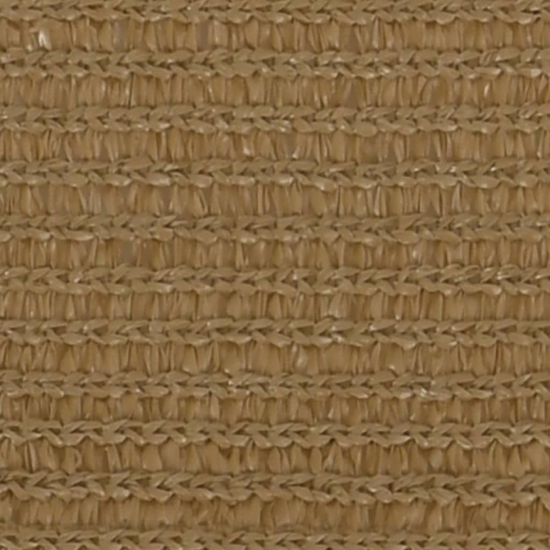 Sonnensegel 160 g/m² Taupe 2,5x5 m HDPE