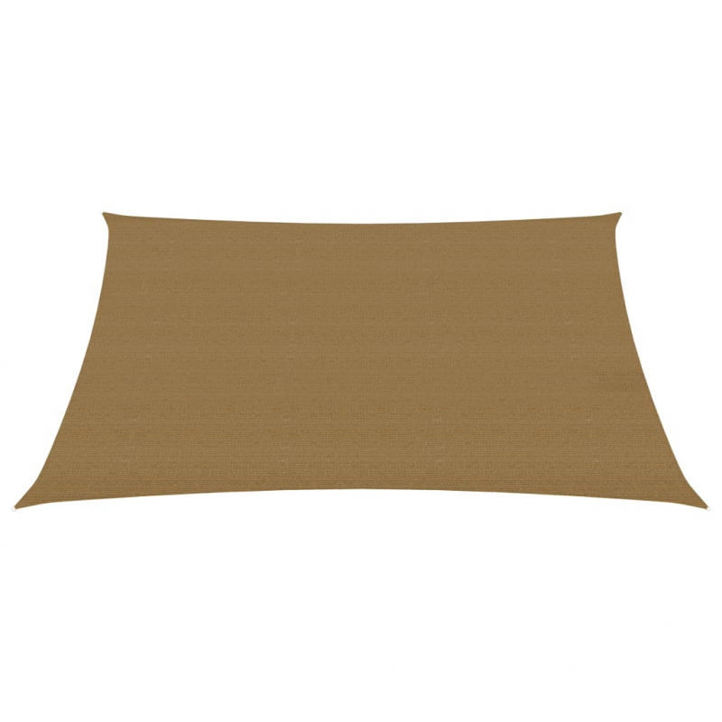 Sonnensegel 160 g/m² Taupe 4x5 m HDPE