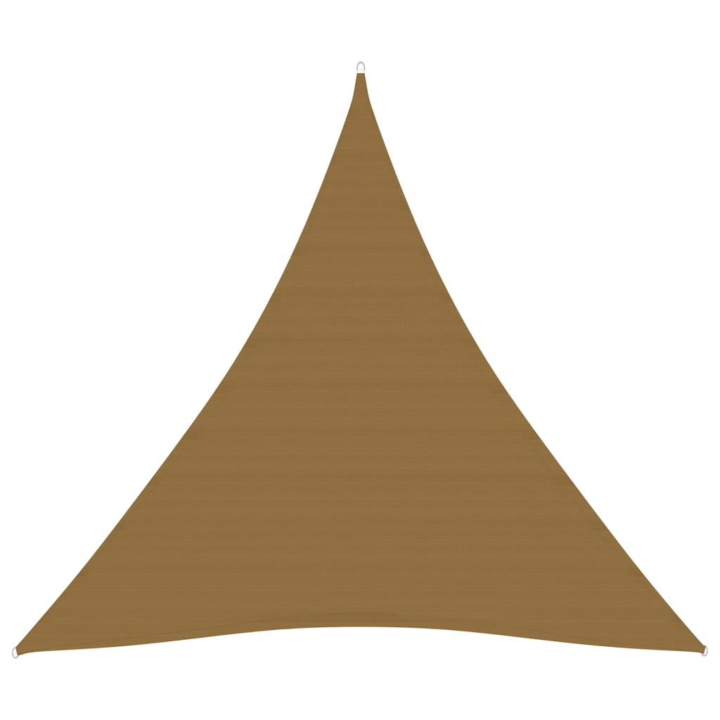 Sonnensegel 160 g/m² Taupe 4,5x4,5x4,5 m HDPE