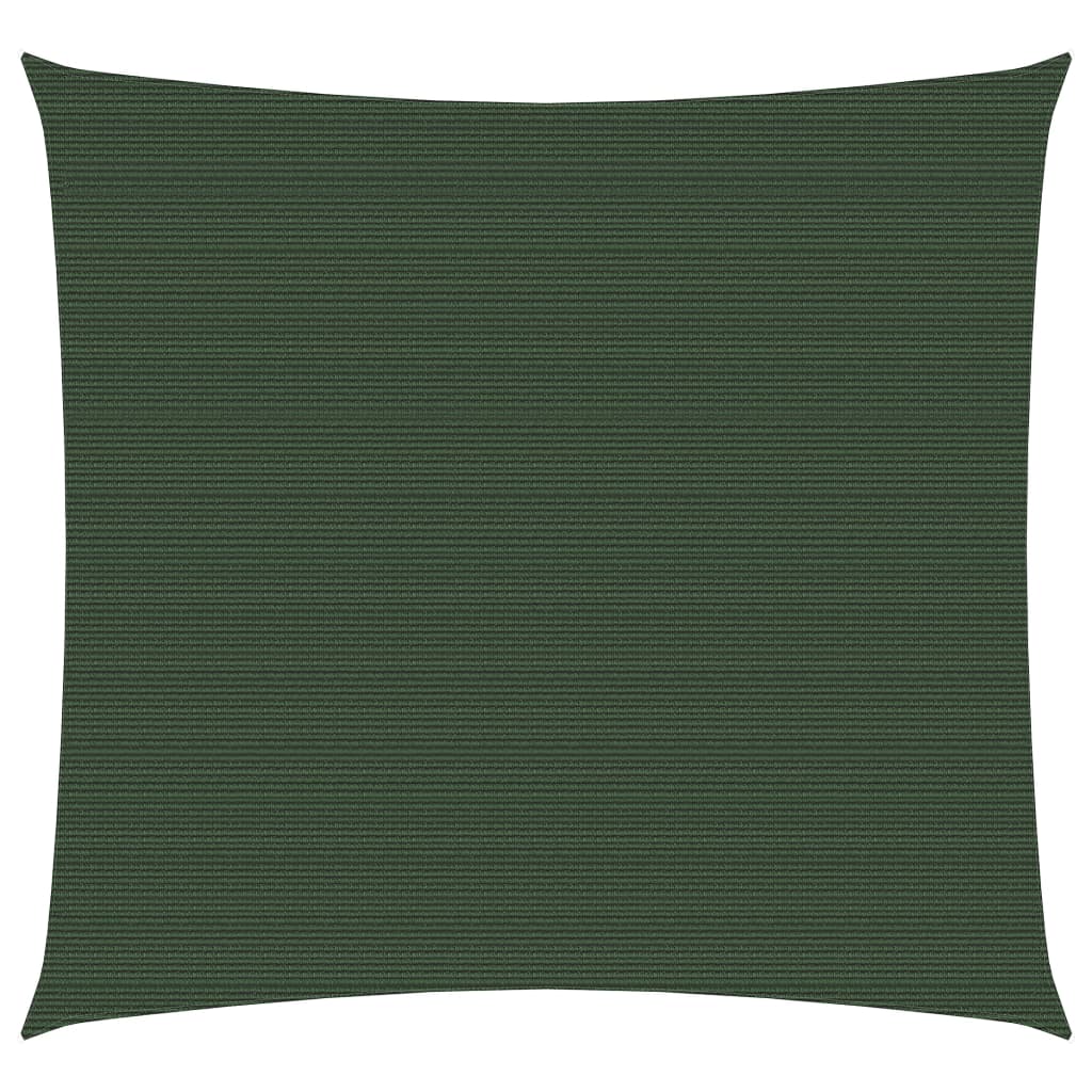 Sonnensegel 160 g/m² Dunkelgrün 2,5x2,5 m HDPE