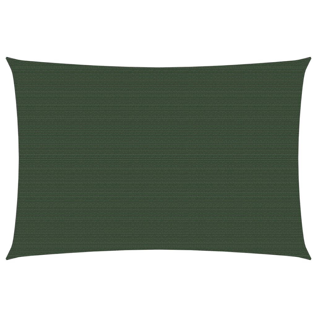 Sonnensegel 160 g/m² Dunkelgrün 2,5x4 m HDPE