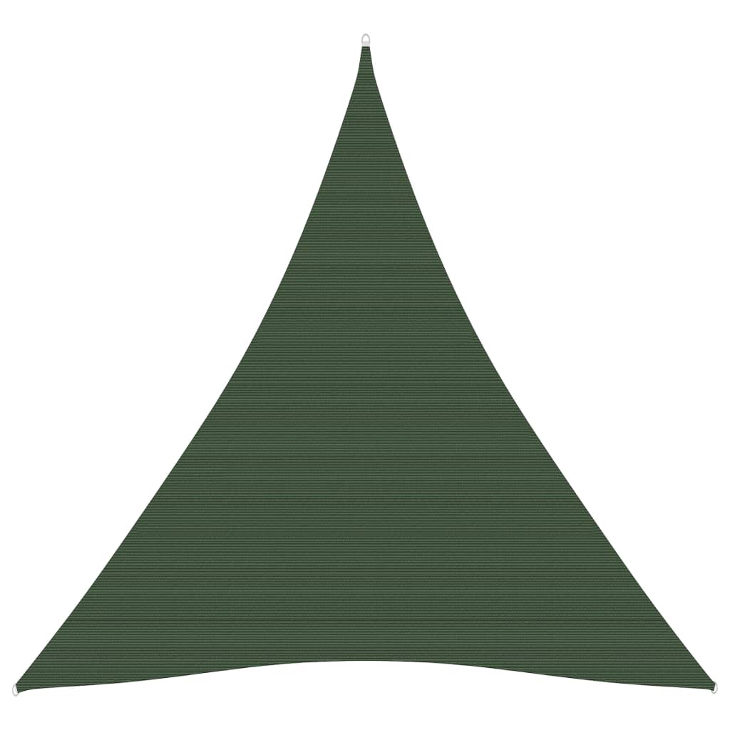 Sonnensegel 160 g/m² Dunkelgrün 4x5x5 m HDPE