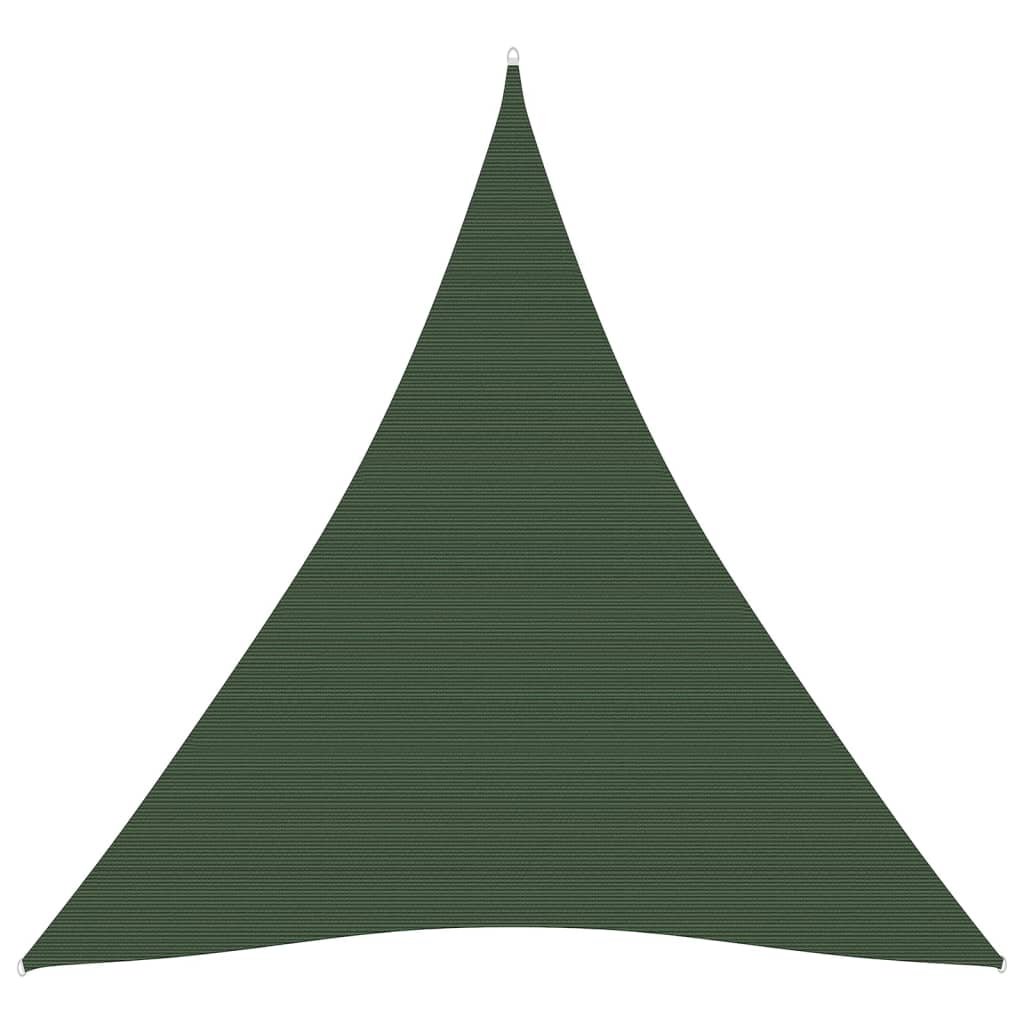 Sonnensegel 160 g/m² Dunkelgrün 5x6x6 m HDPE