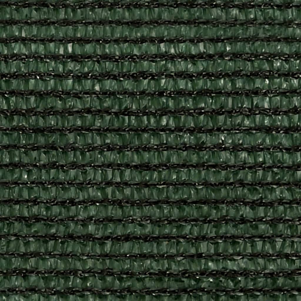 Sonnensegel 160 g/m² Dunkelgrün 5x6x6 m HDPE