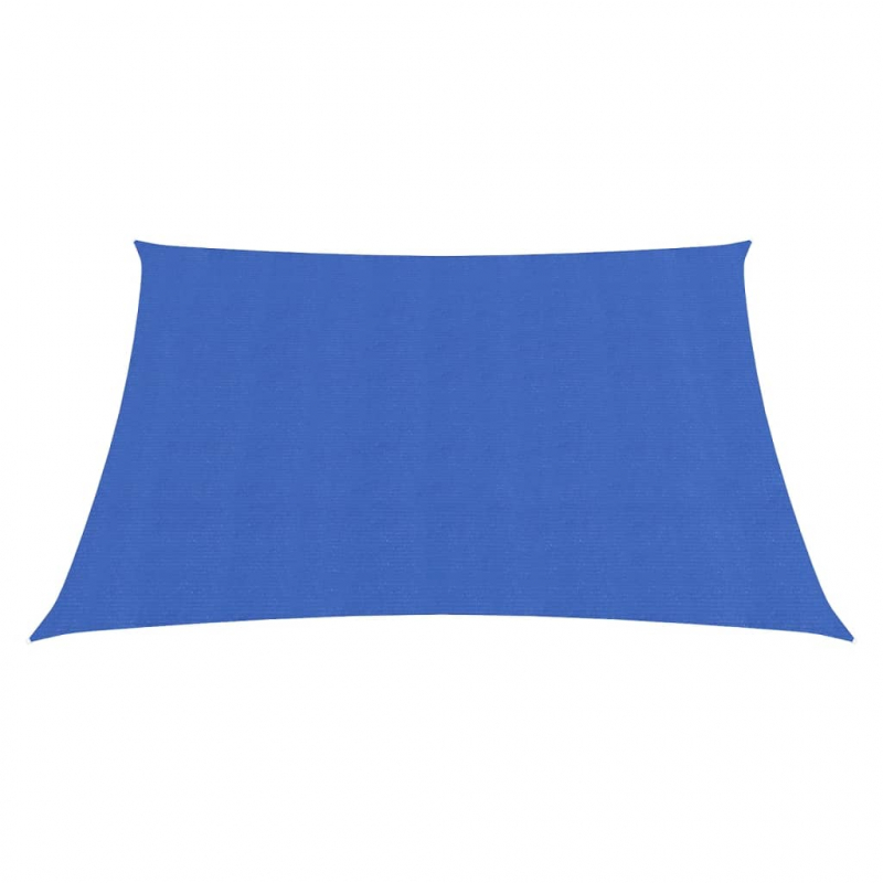Sonnensegel 160 g/m² Quadratisch Blau 3x3 m HDPE