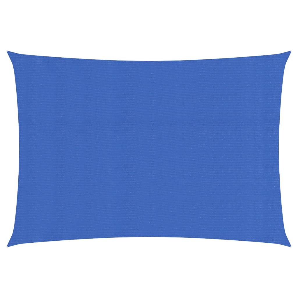 Sonnensegel 160 g/m² Blau 2,5x4 m HDPE