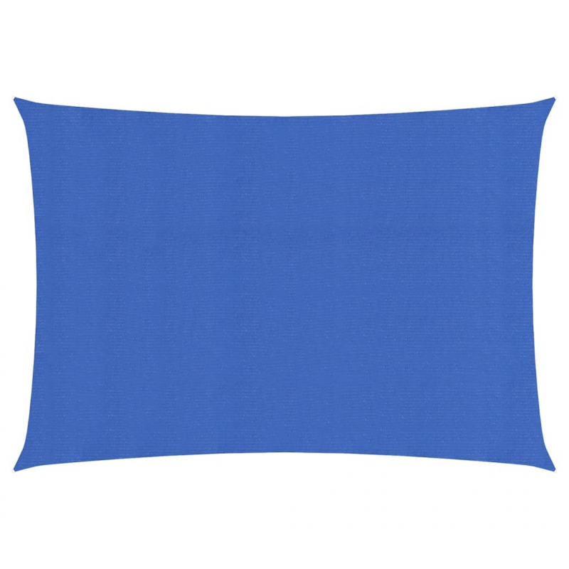 Sonnensegel 160 g/m² Rechteckig Blau 6x8 m HDPE