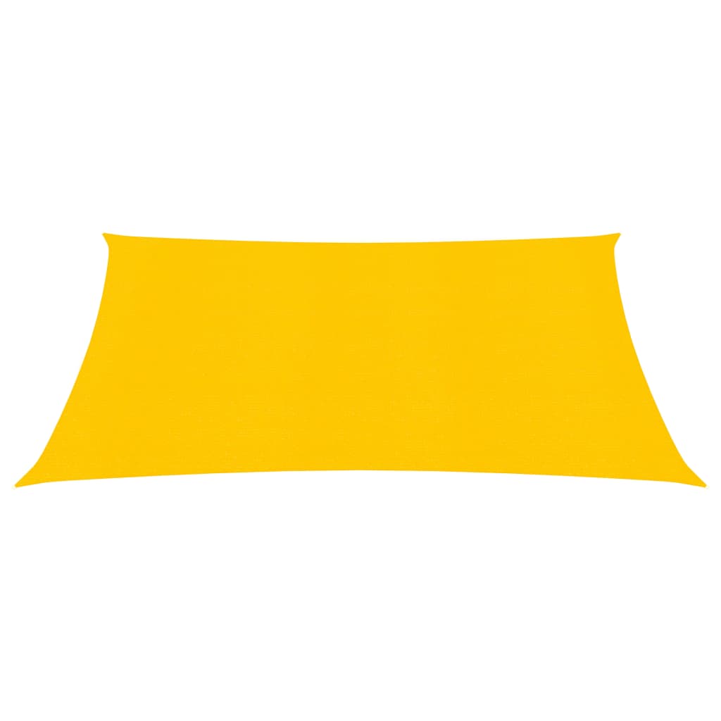 Sonnensegel 160 g/m² Gelb 3x3 m HDPE