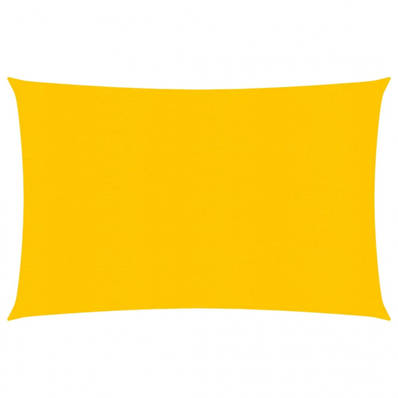 Sonnensegel 160 g/m² Rechteckig Gelb 2x3 m HDPE