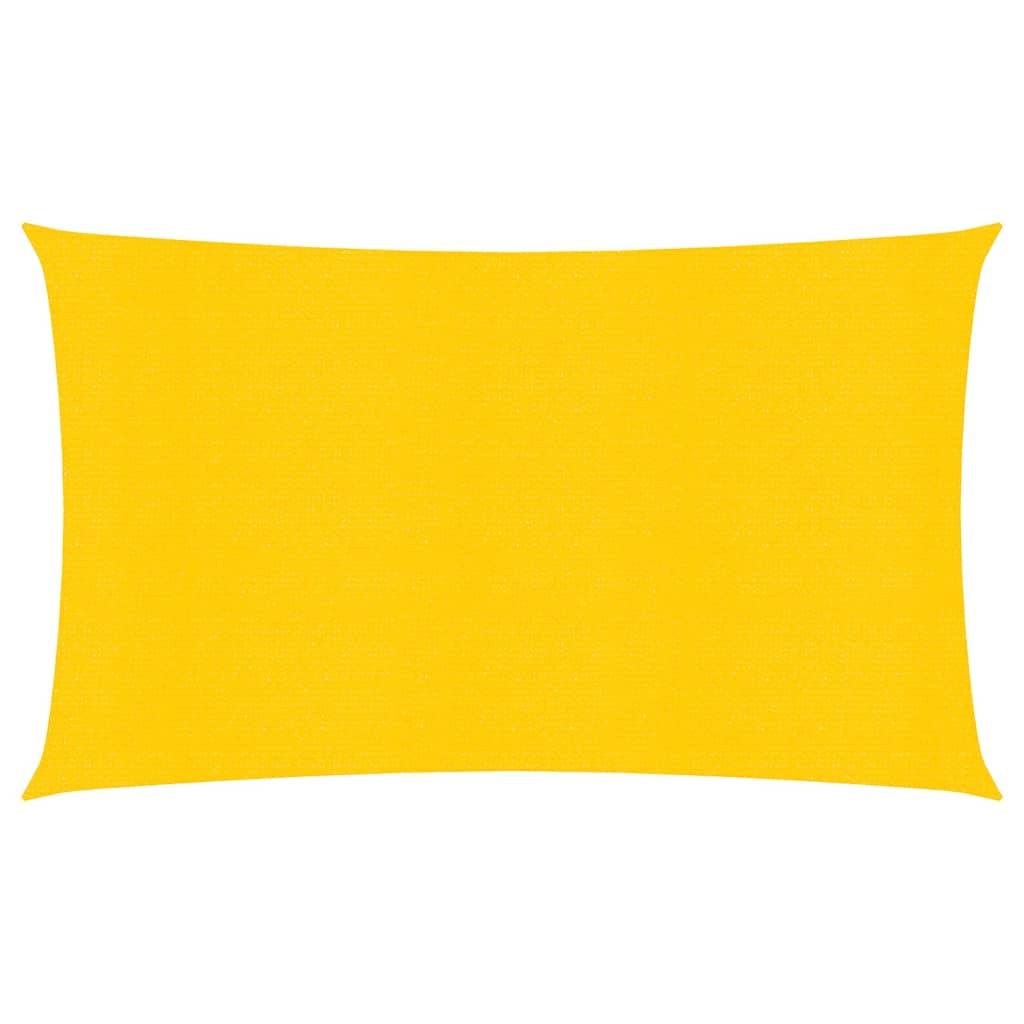 Sonnensegel 160 g/m² Gelb 2,5x5 m HDPE