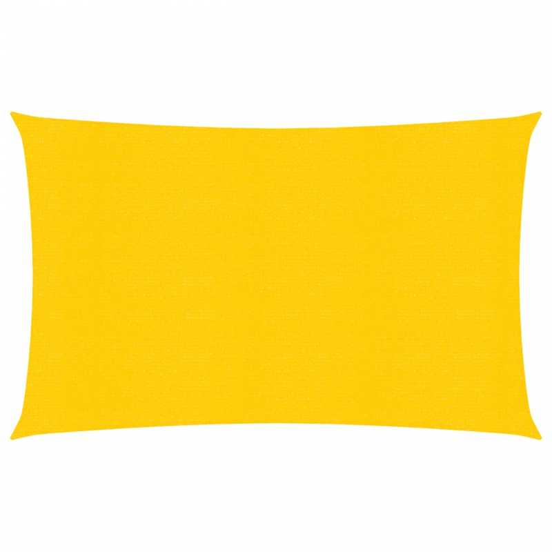 Sonnensegel 160 g/m² Rechteckig Gelb 6x8 m HDPE