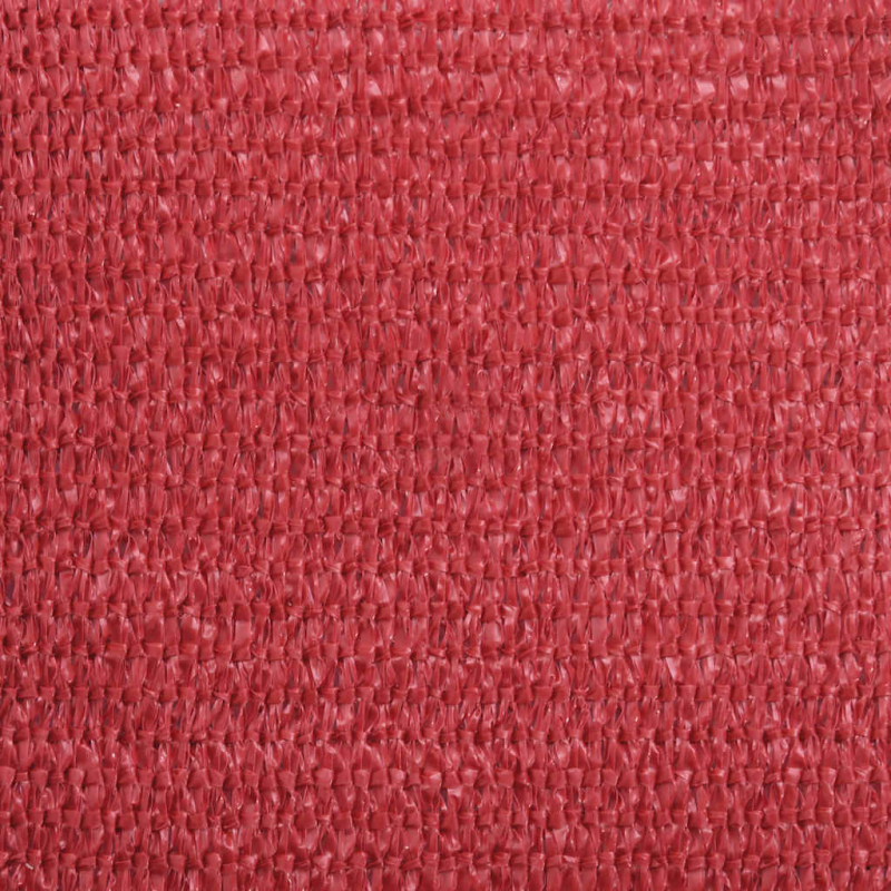 Sonnensegel 160 g/m² Rot 3,6x3,6 m HDPE