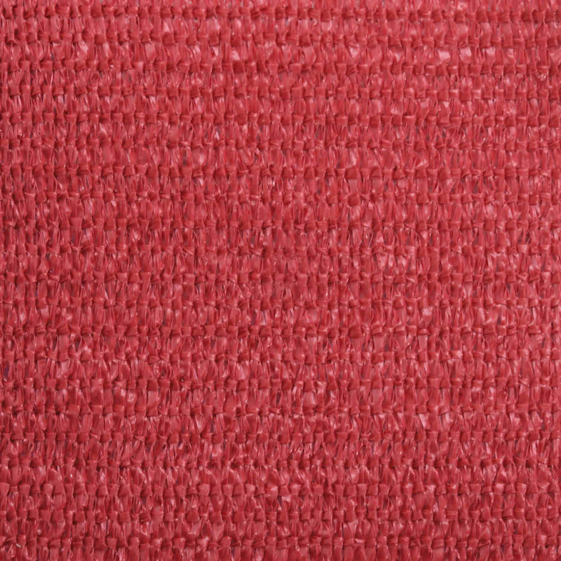 Sonnensegel 160 g/m² Rot 2x5 m HDPE