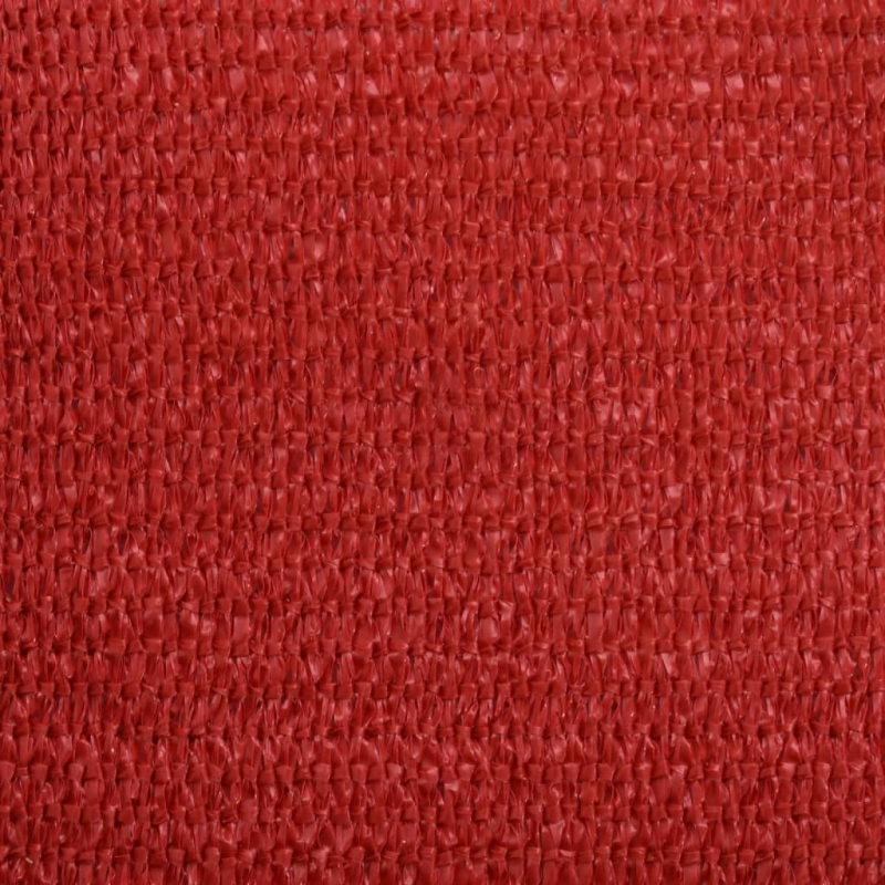 Sonnensegel 160 g/m² Rot 3x4,5 m HDPE