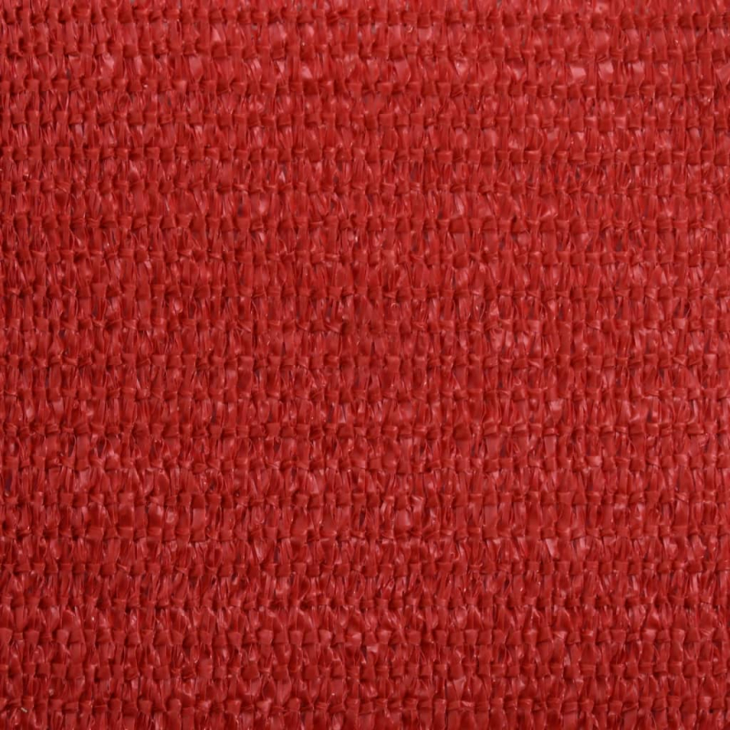 Sonnensegel 160 g/m² Rot 3,5x5 m HDPE