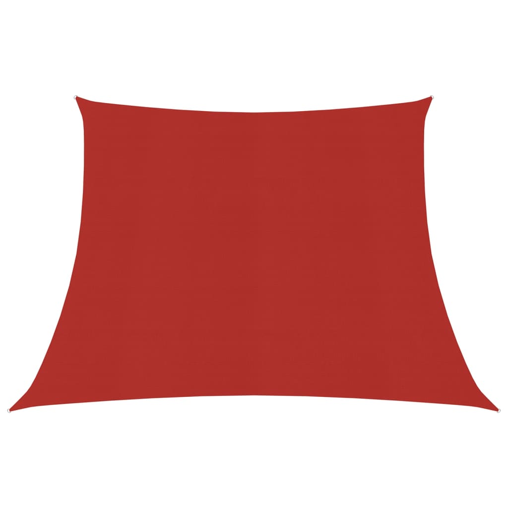 Sonnensegel 160 g/m² Rot 3/4x2 m HDPE