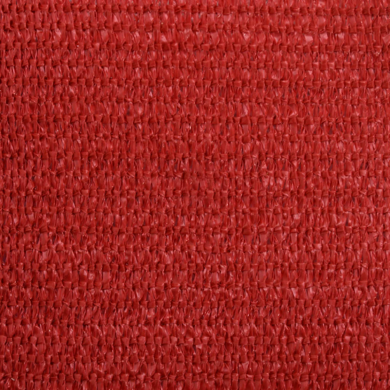 Sonnensegel 160 g/m² Rot 3/4x3 m HDPE