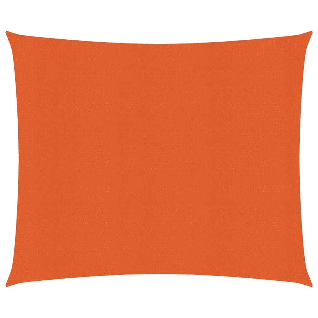 Sonnensegel 160 g/m² Orange 3,6x3,6 m HDPE