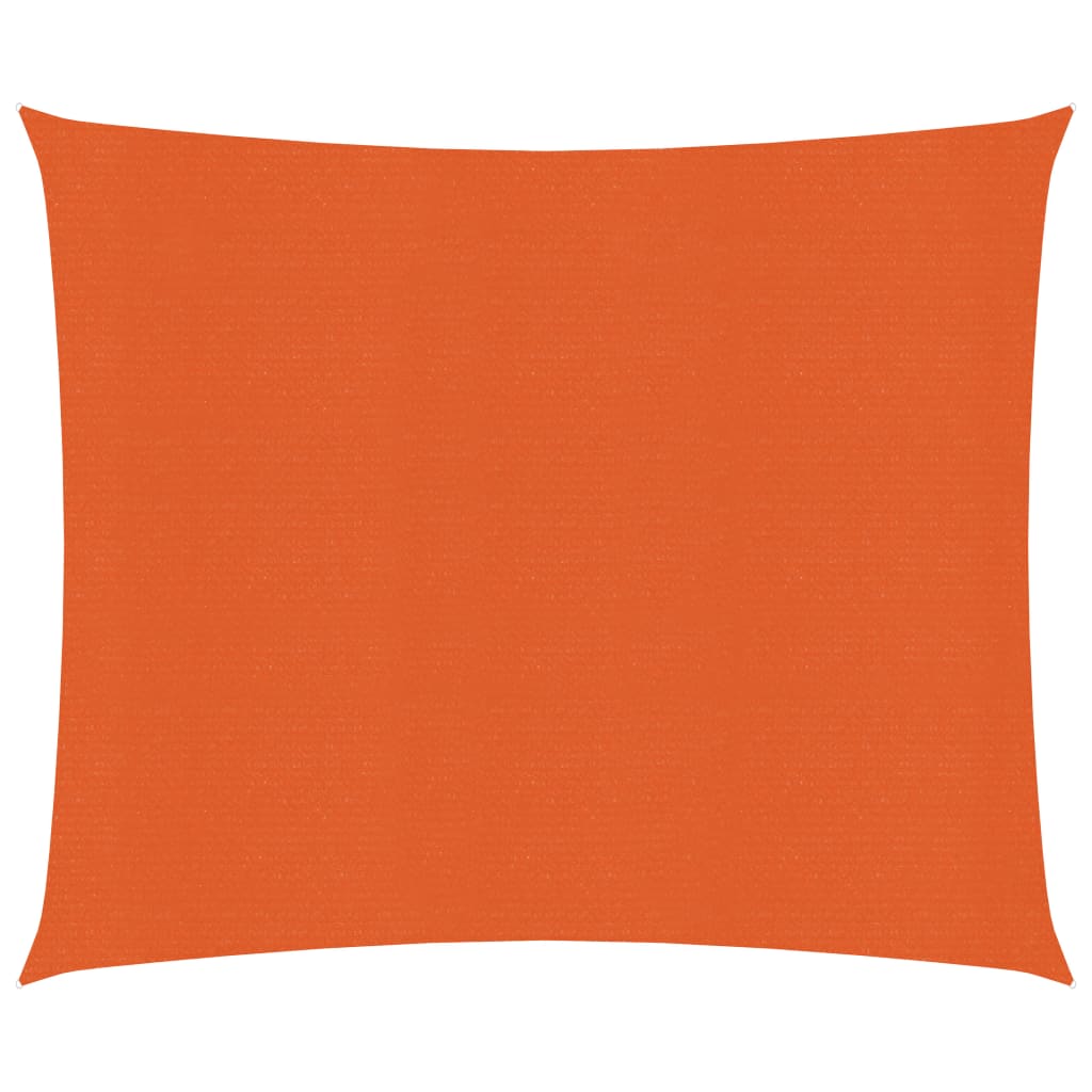 Sonnensegel 160 g/m² Orange 2,5x3 m HDPE