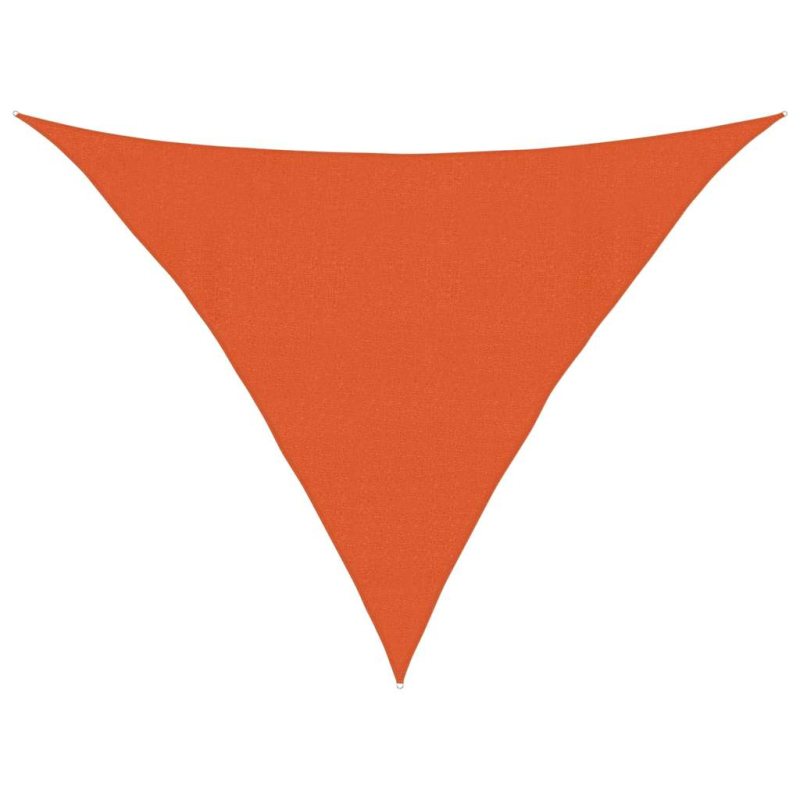 Sonnensegel 160 g/m² Orange 4x4x5,8 m HDPE