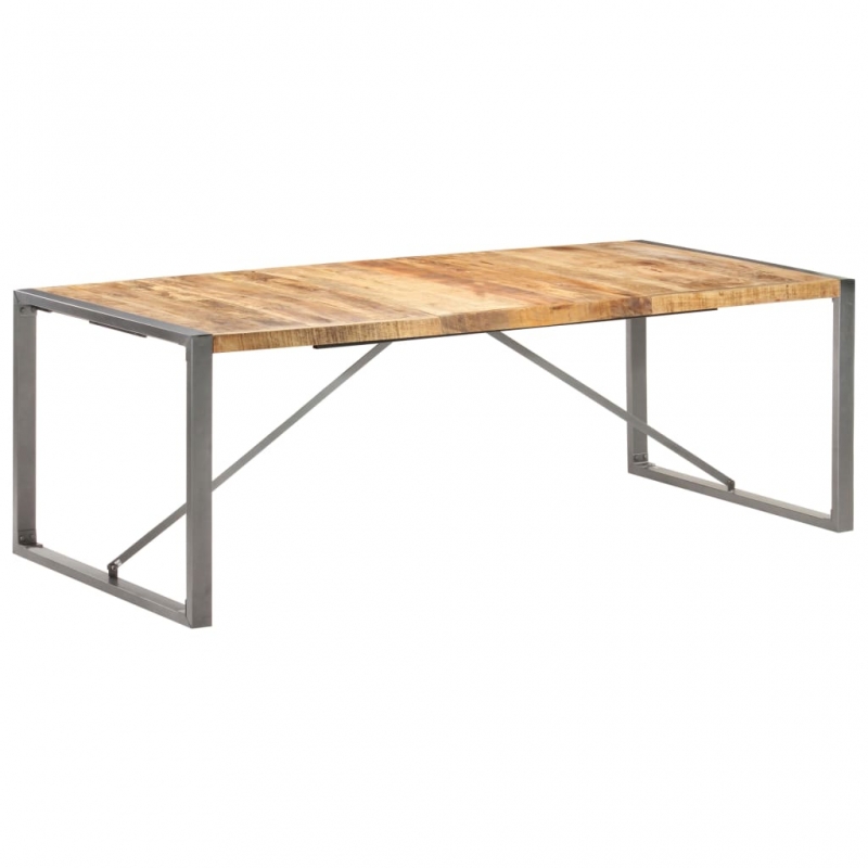 Esstisch 220x100x75 cm Raues Mango-Massivholz