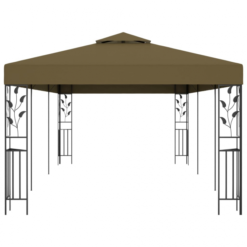 Pavillon 6x3 m Taupe 180 g/m²