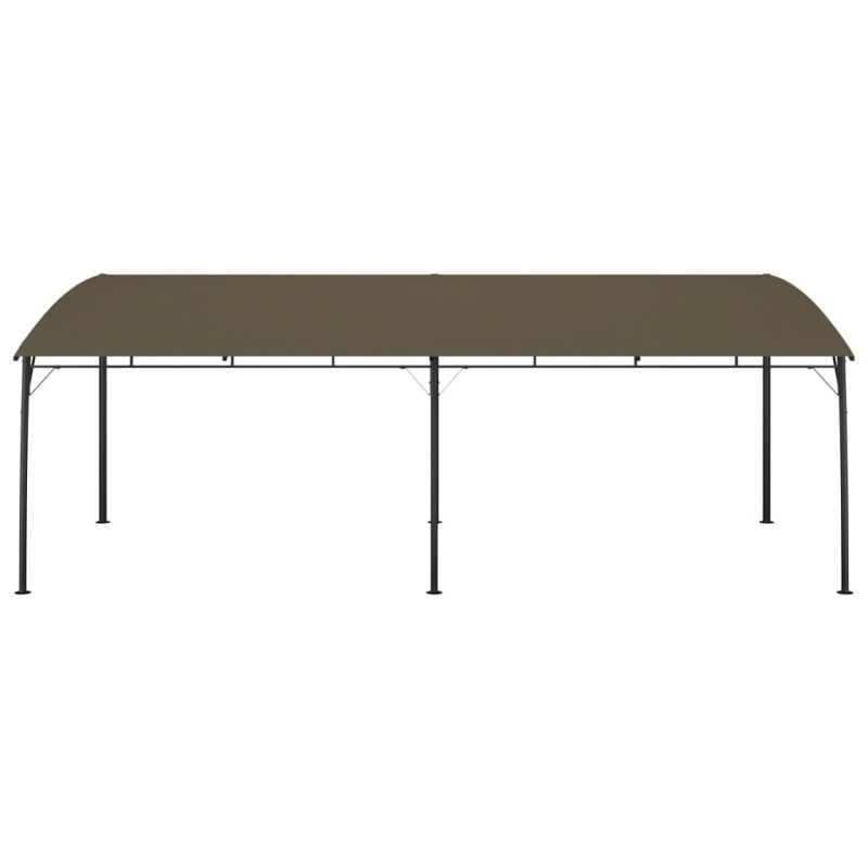 Garten-Sonnenschutz 6x3x2,55 m Taupe