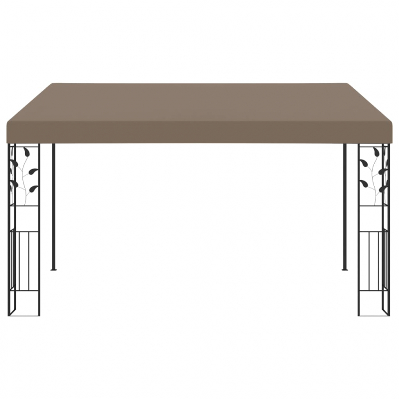 Wand-Pavillon 4x3x2,5 m Taupe
