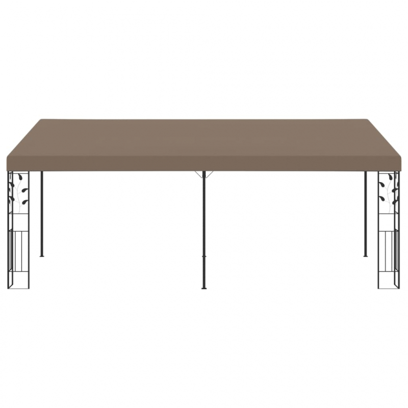 Wand-Pavillon 6x3x2,5 m Taupe