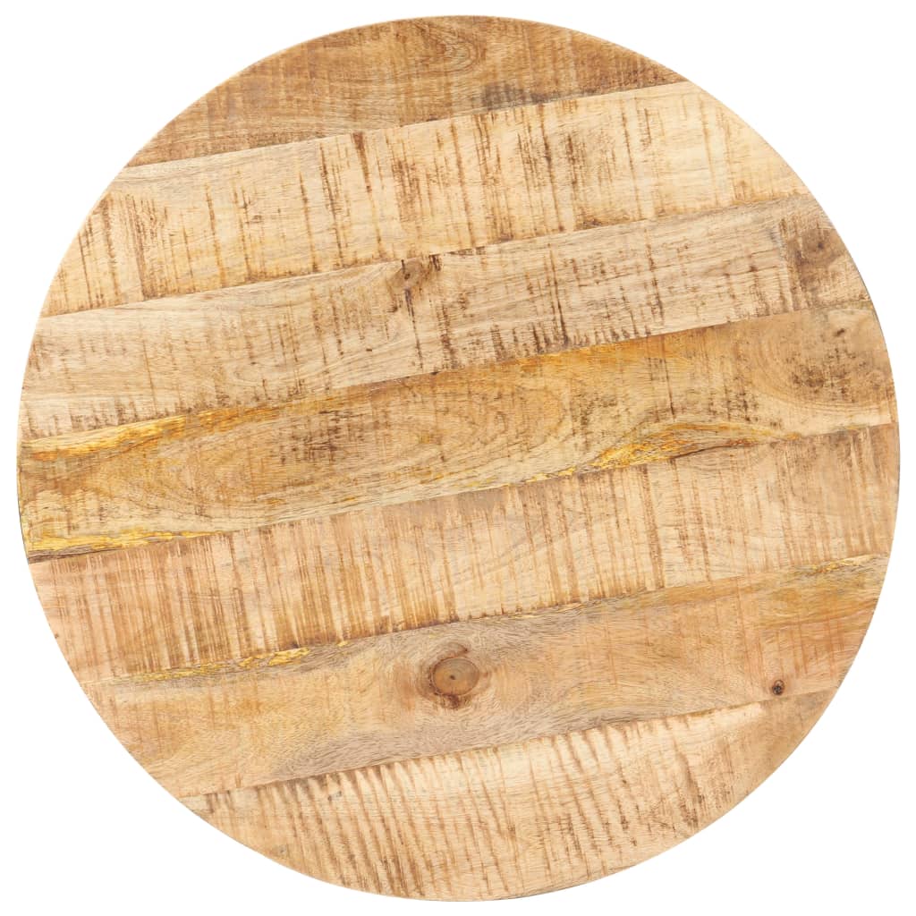 Bistrotisch Rund Ø60x75 cm Raues Mangoholz